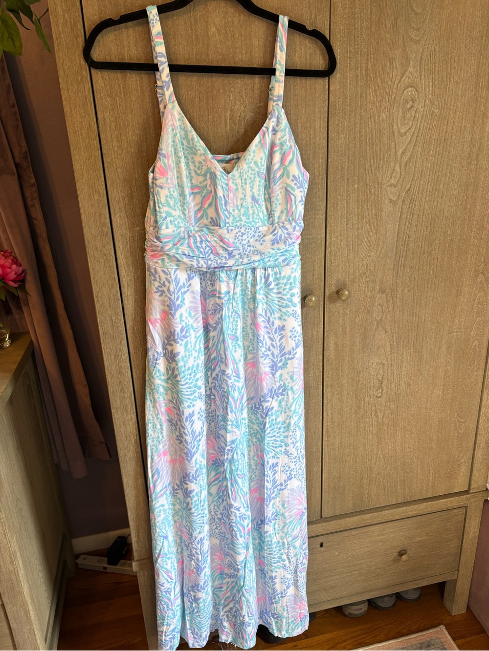 Lilly Pulitzer Pastel Multicolor NWT Floral Maxi Dress